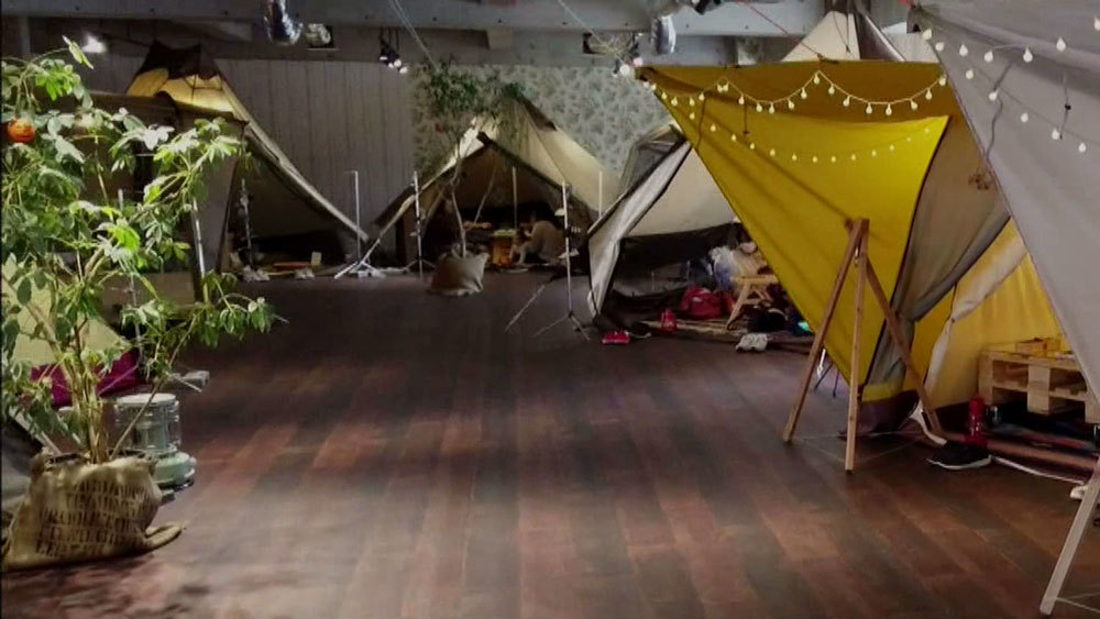 ビルの中にキャンプ場 都会にいながらキャンプ気分が味わえるお店2つ Tbsテレビ