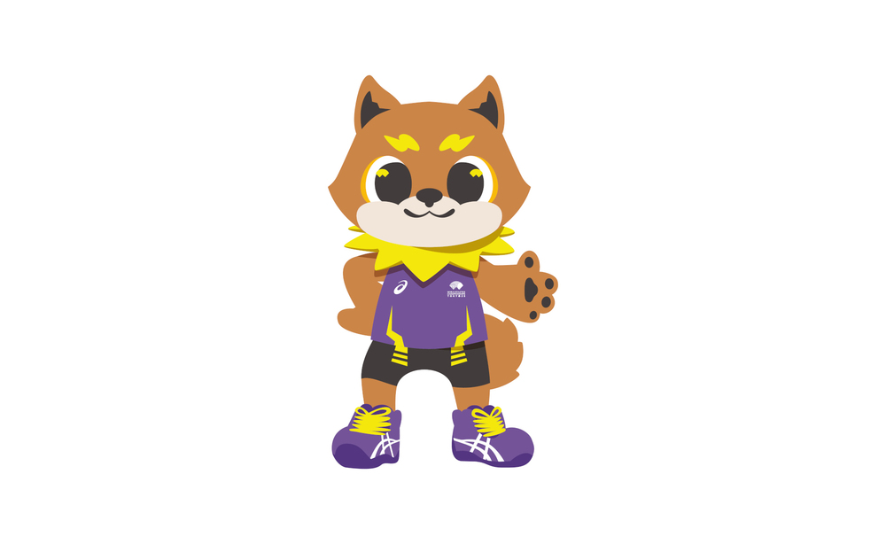 東京2025世界陸上 キャラクター　りくワン　Tシャツ 紫 京王百貨店新宿】『東京2025世界陸上競技選手権大会』のPOP UP