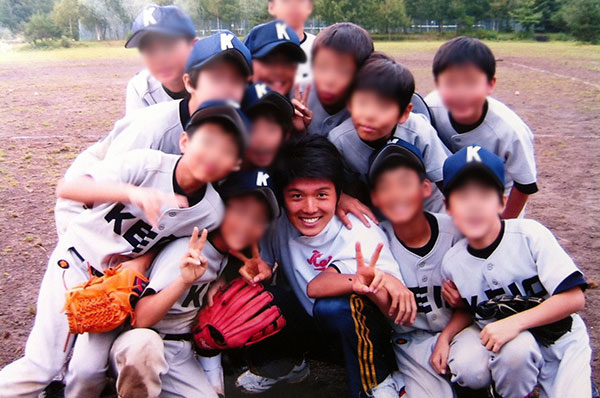 野球部コーチ時代の井上貴博アナウンサー