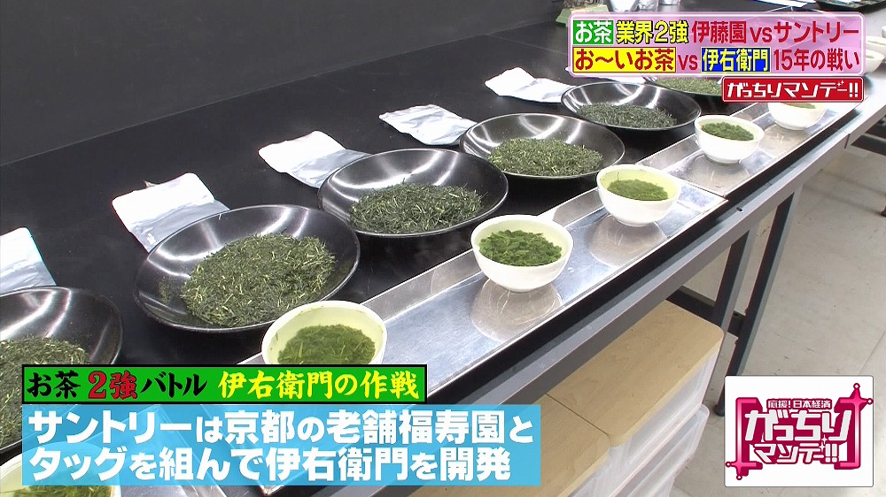 福寿園とタッグを組んで開発した「伊右衛門」