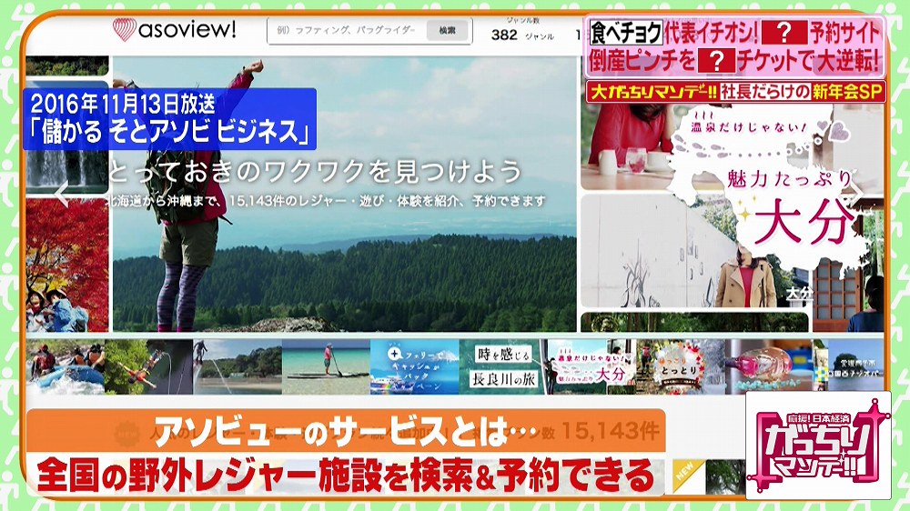 野外レジャー施設を検索・予約できるサイト