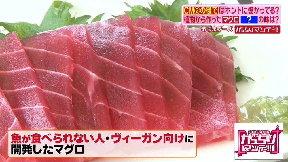 植物性タンパク質で作ったマグロ