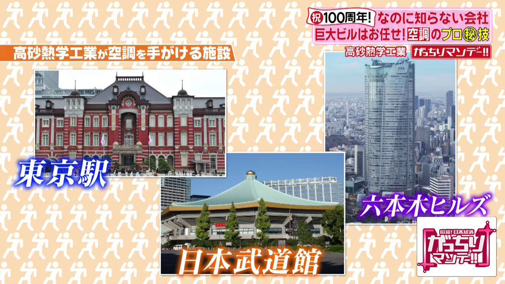 大きな建物・工場・ホテルなどにおいてエアコンを提供