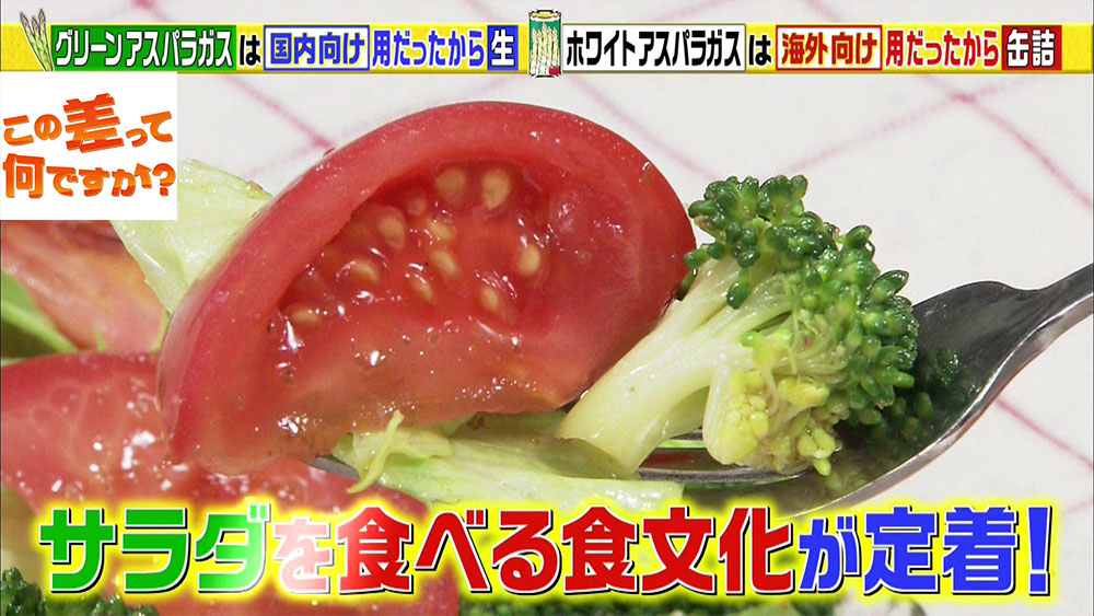 日本で「サラダを食べる」という文化が定着