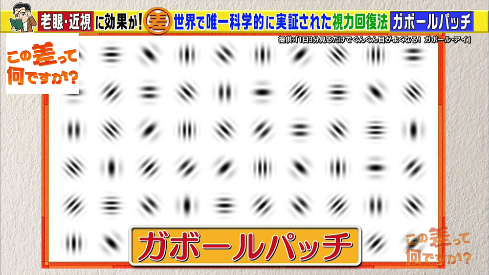 千円札を 見るだけ で視力が回復 その驚きの方法とは この差って何ですか ニュース テレビドガッチ