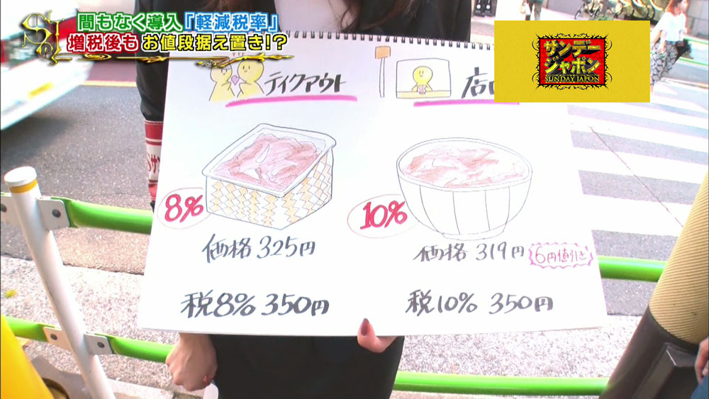 テイクアウトと店内飲食の価格を統一