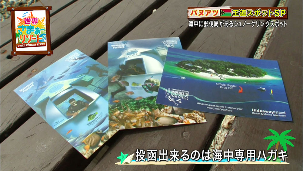 海中専用のはがき