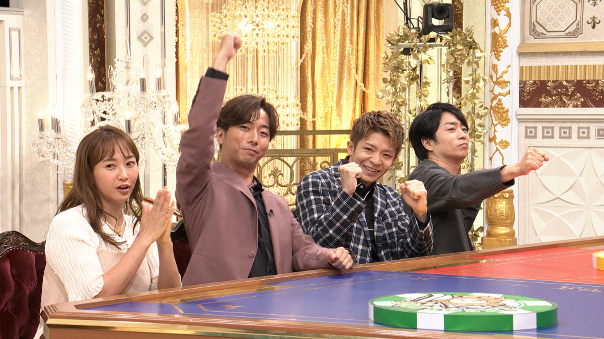 櫻井チームの岸、河合、藤本美貴