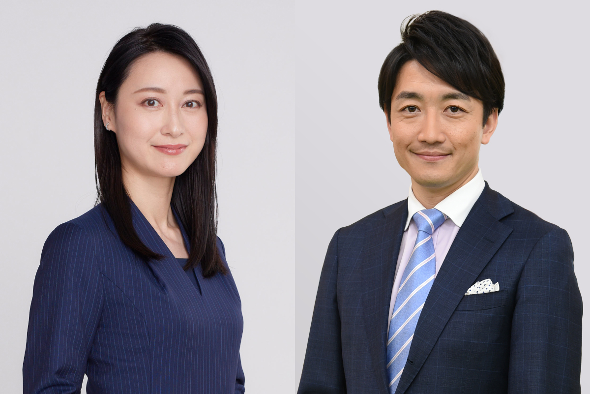 小川彩佳、藤森祥平TBSアナウンサー